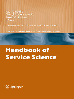 cover image of Handbook of Service Science